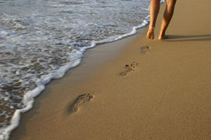 Caminhada na areia - Vocação e Chamada Missionária